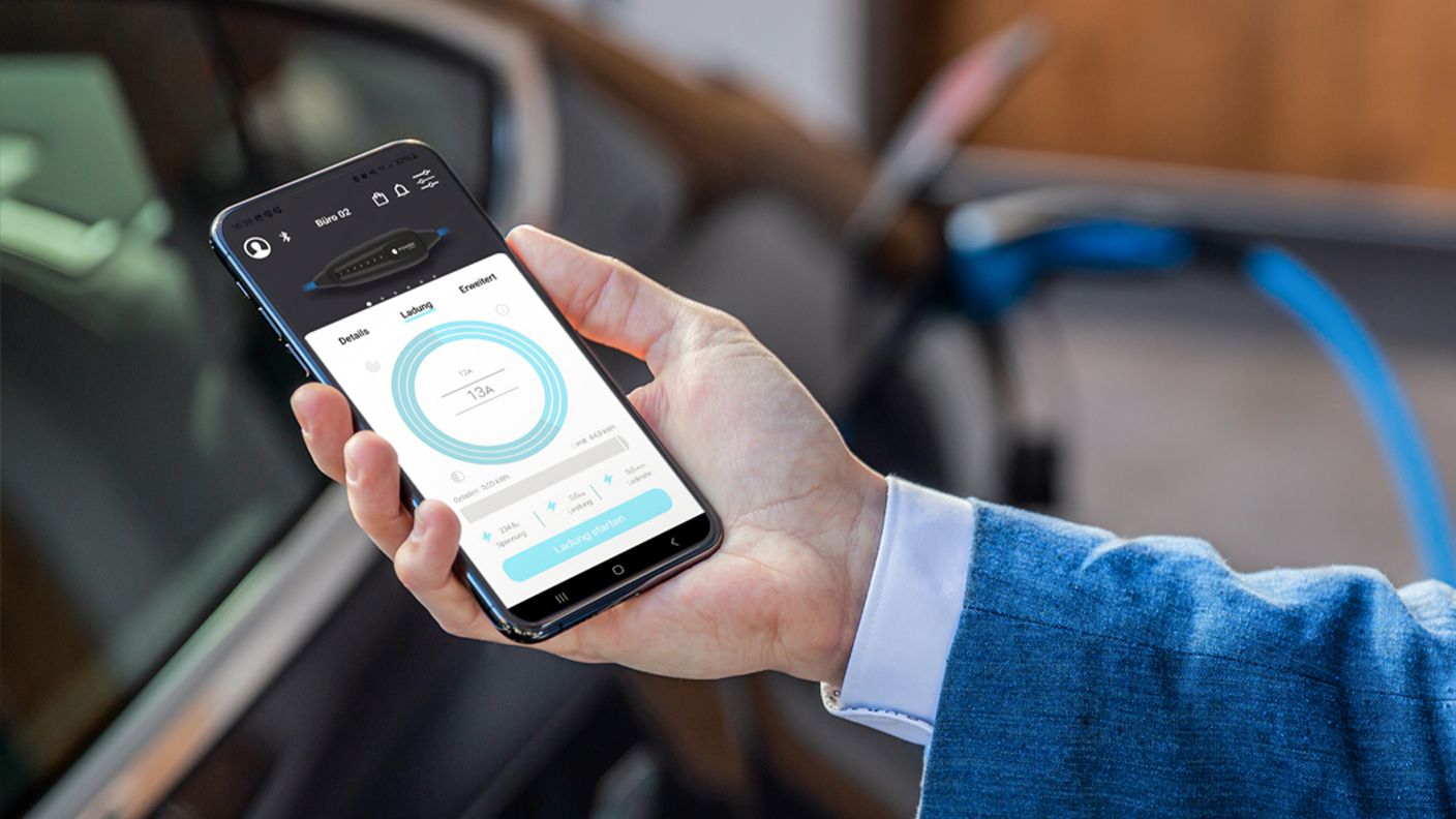 Prikaz statistike polnjenja na zaslonu mobilne aplikacije POWER2Go.